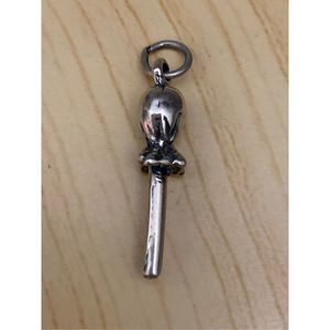 Lollipop Sterling Silver Jewelry Charm
